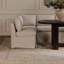 Fable Slipcover Dining Slipper Chair Beige