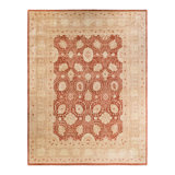 Classic One-of-a-Kind 10' 5" X 13' 5" Hand Knotted Area Rug