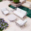 Colpin  4-Person Acacia Outdoor Sofa Seating Group With Cushions
