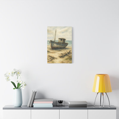 Aaroon Single Picture Frame Print on Canvas