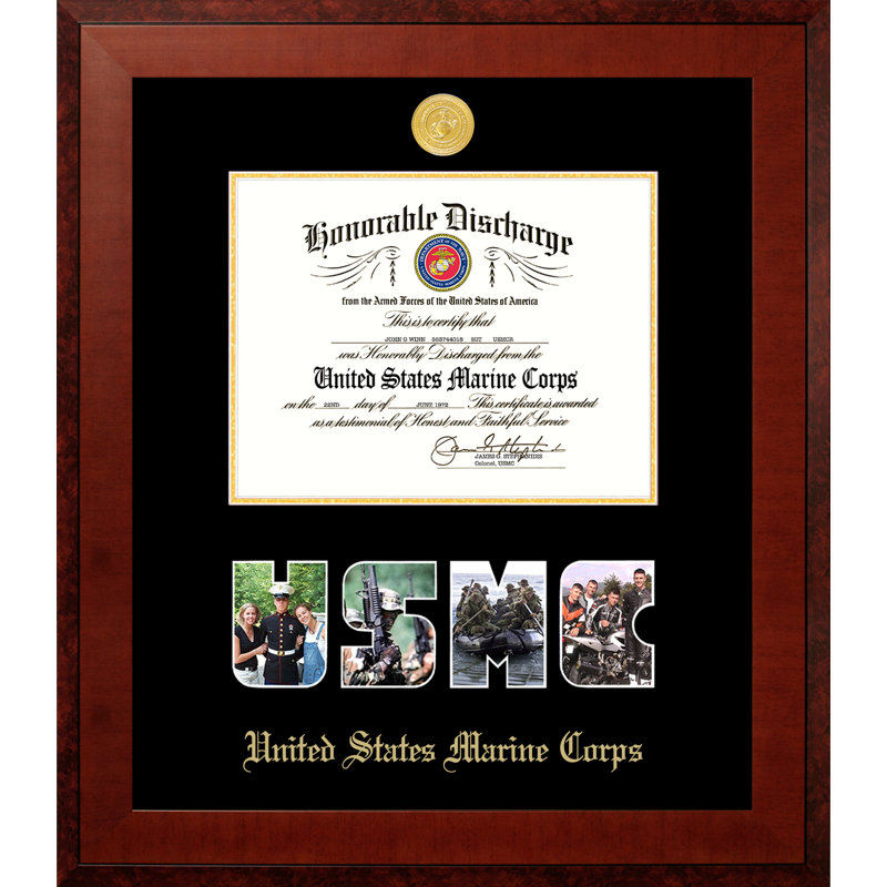 Marine Discharge Honor Picture Frame