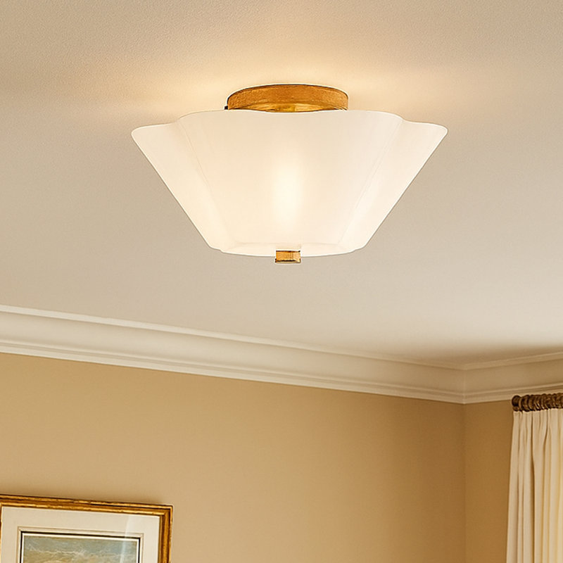 Aubrielle Medium Semi-Flush Mount, Doré