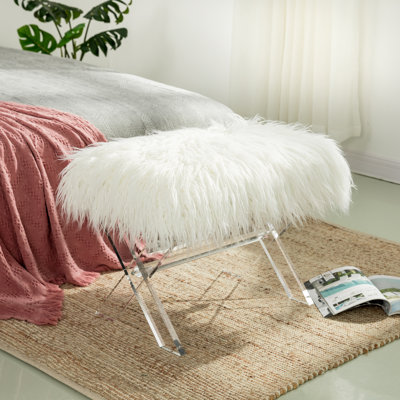 Tavarez Polyester Upholstered Bench