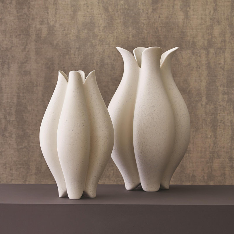 Pond Vase, 14.25" H x 7" W x 8.5" D