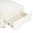 Degeorge 32" Wide Contemporary Channel Tufted Storage Ottoman With 2 Drawers