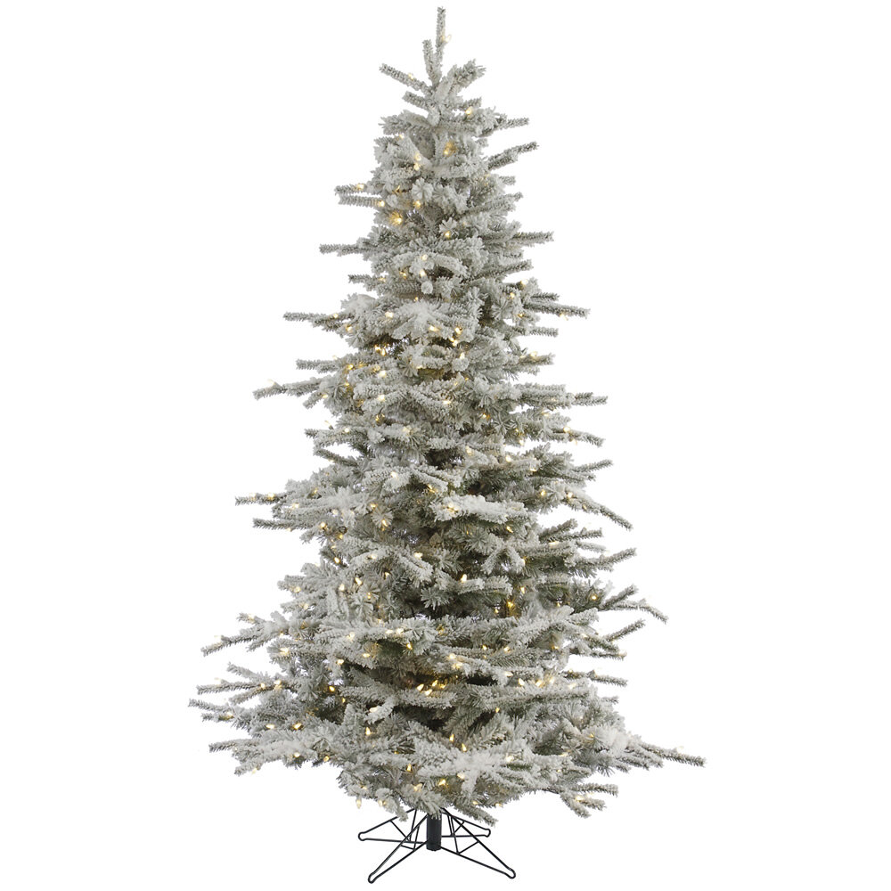 Vickerman Sierra Artificial Fir Christmas Tree with Lights & Reviews ...