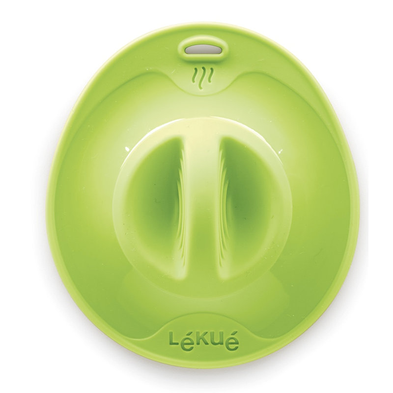 Brilliant Platinum Silicone Lid, 1" H x 13" W x 13" D, Green