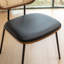 Chaise de salle à manger en cuir avec dossier en rotin Basilina (ensemble de 4)-94398049