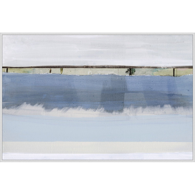 "Blend Reflections" par Lillian August - peinture sur toile à cadre flottant