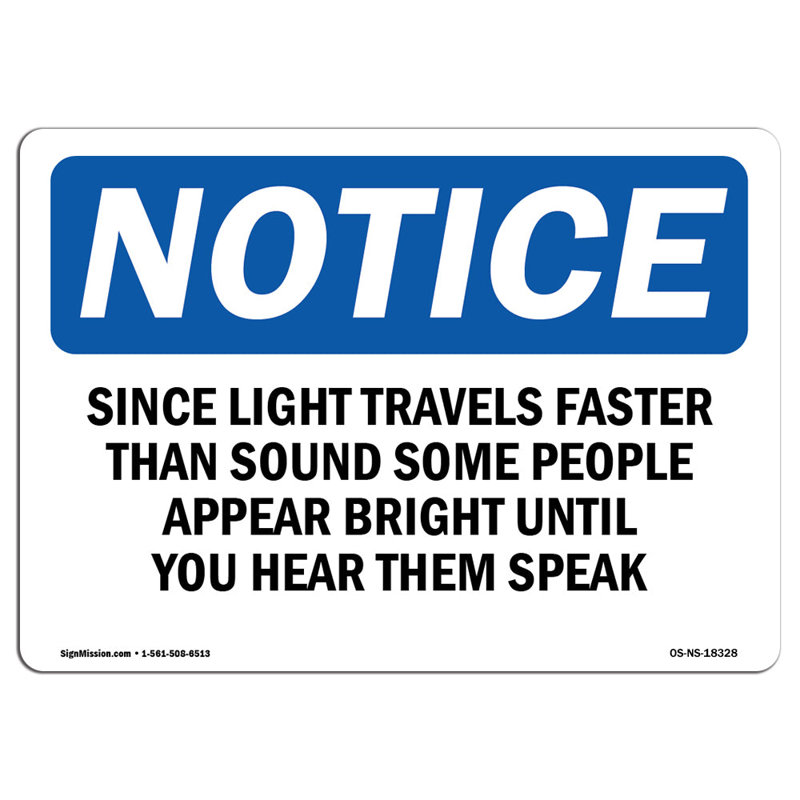 Notice Sign