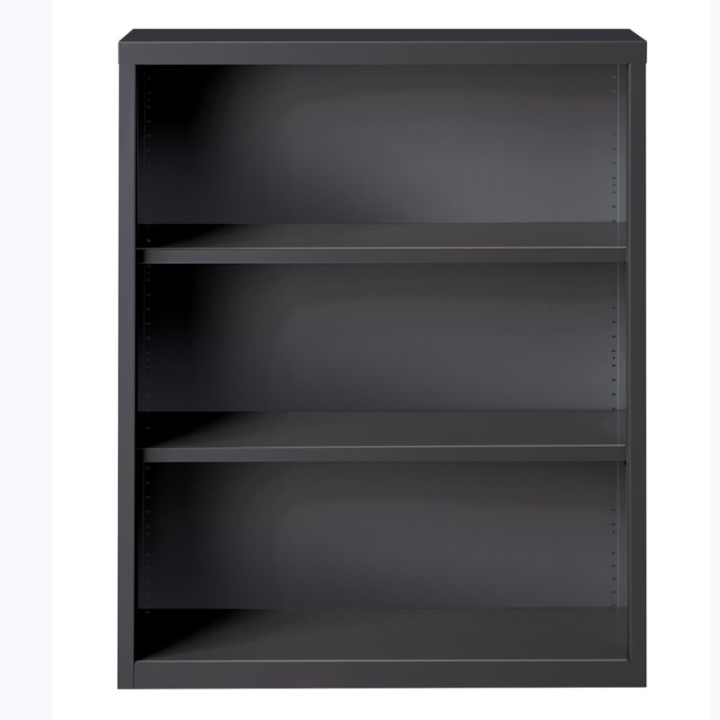 Fortress Bookcase, (5 Shelves) 72" H x 35" W x 13" D, Black