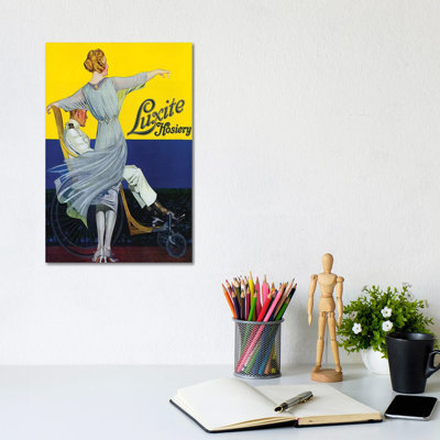 1910s Luxite Hosiery Magazine Advert by The Advertising Archives - Gallery-Wrapped Canvas Giclée on Canvas