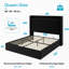 Lit plateforme tapissier hydraulique avec tablette et station de charge-1728023841-1728023854