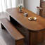 Solid wood simple quality dining table-108430602