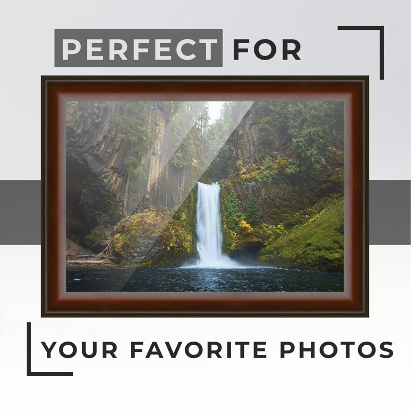 Adekemi Silver Solid Wood Picture Frame, 10" W x 11" H