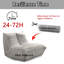 Canapé paresseux confortable avec éponge à haute résilience et tissu de flanelle pour la détente-1569929467