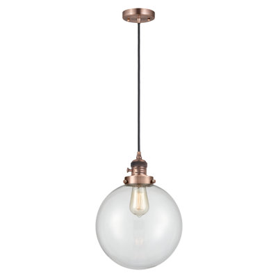 Luminaire suspendu sphère 1 lumière Lorri