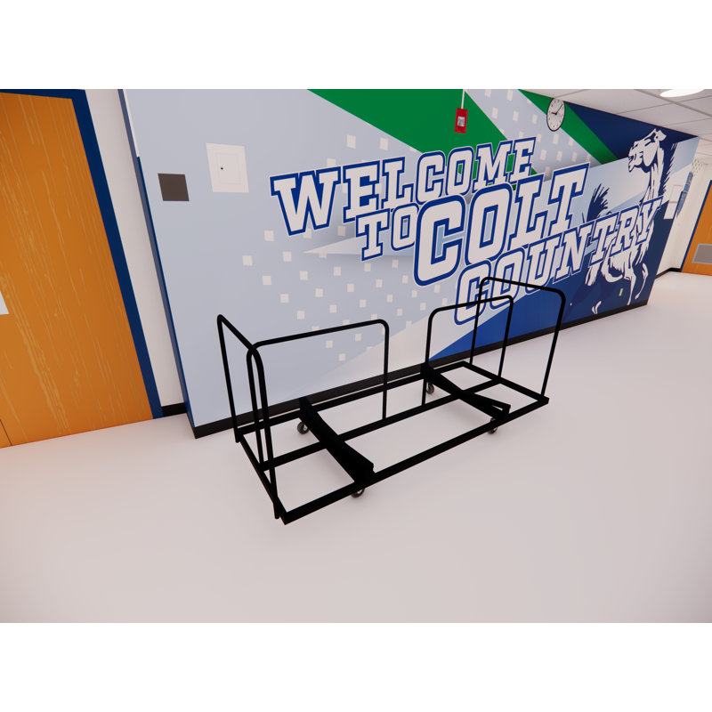  Heavy-Duty Table Cart - Double Stacking, 54" H x 80" W x 36" D