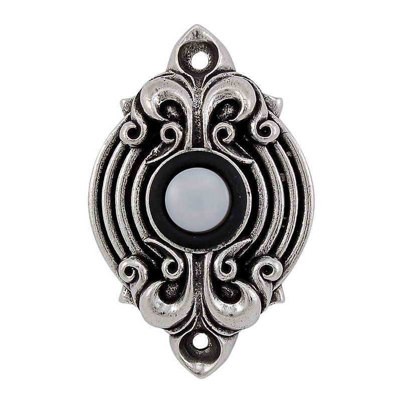 Sforza Push Button, Vintage Pewter