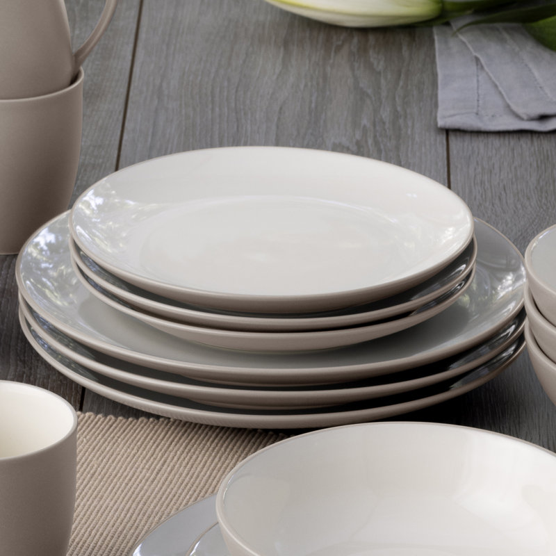 Noritake Colorwave Coupe Salad Plates, 8-1/4", Sand