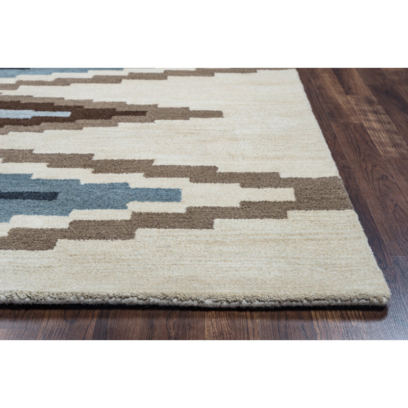 Nona Wool Abstract Indoor Rug, Rectangle 9' x 12'