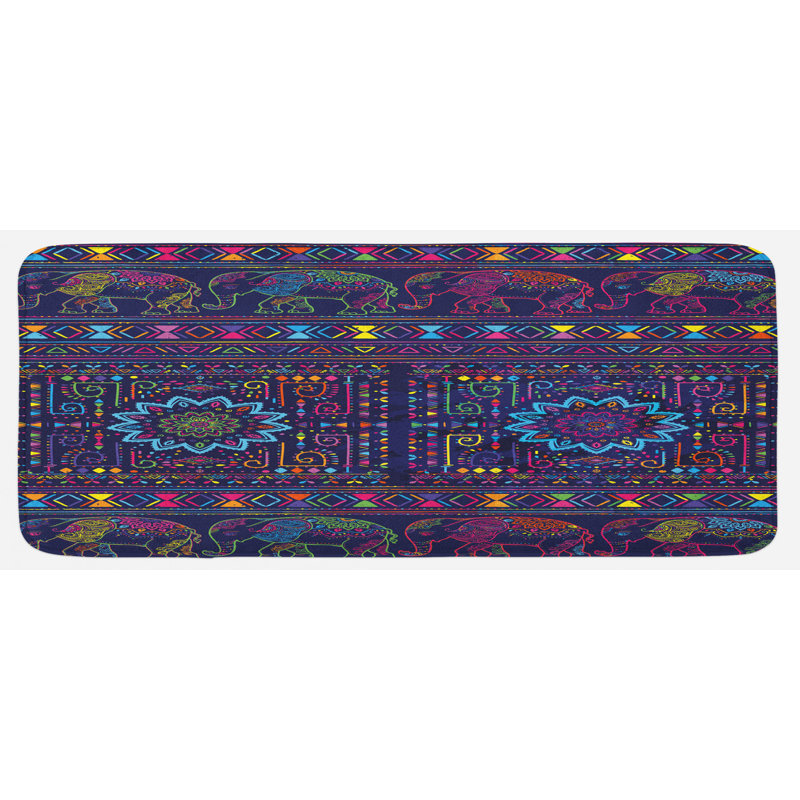 Tapis de cuisine psychédélique