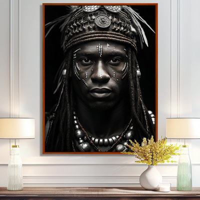 Tirina African Tribal Warrior II - reproduction sur toile