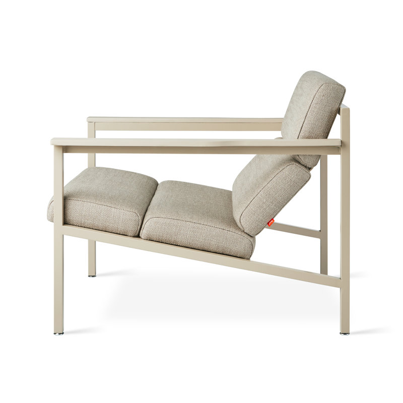 Halifax Armchair, Andorra Almond Performance Basketweave, Latte