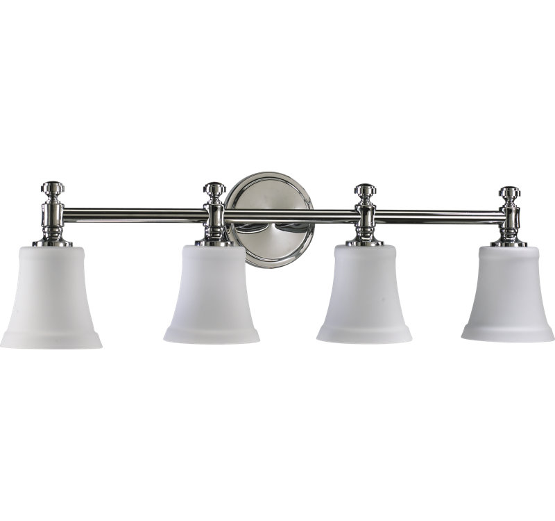 Éclairage pour meuble-lavabo 4 lumières opale Tondreau