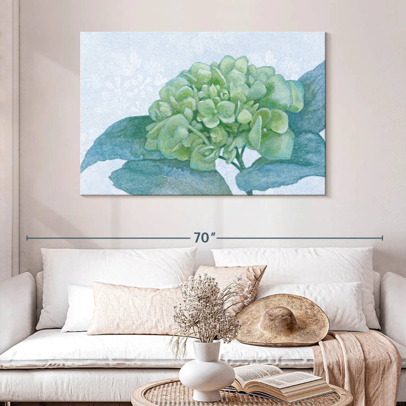 Hortensia bleu Harnek I, H 32 po x l 48 po