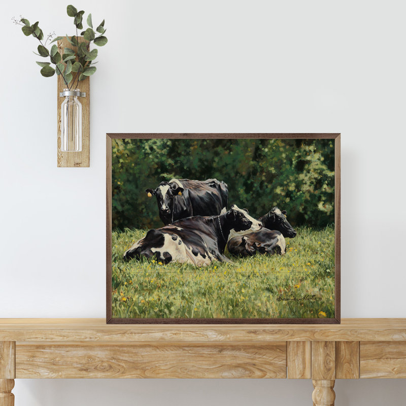 La belle vache par Bonnie Mohr, H 16 po x l 20 po