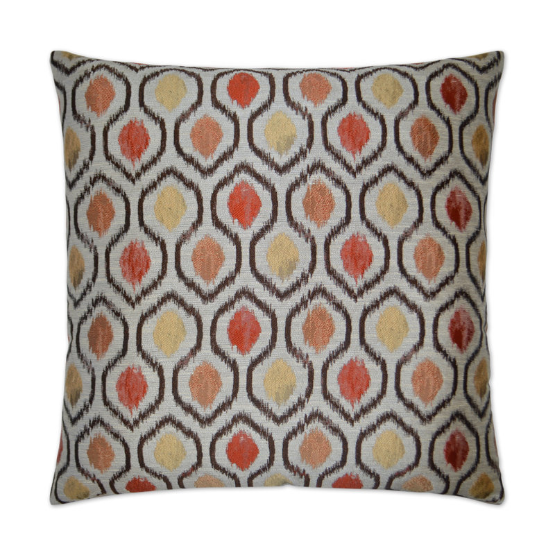 Brandon Pillow Cover & Insert, Brick, Square 20"