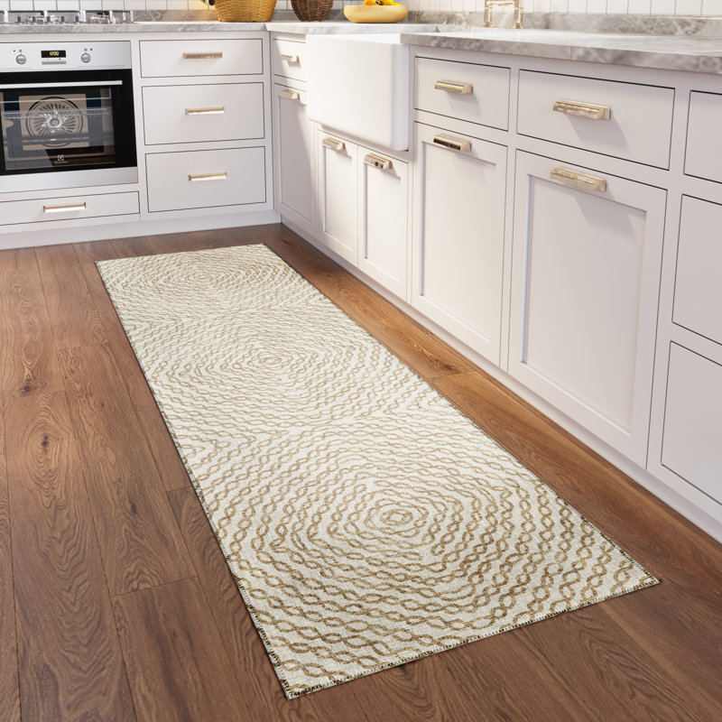 Araoluwa Chenille Washable Oriental Rug, Runner 2'3" x 7'6"