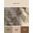 Machine Washable Ortencia Lotus Minimalist Geometric Shapes Rug in Gray – Beige Binding-1200620510