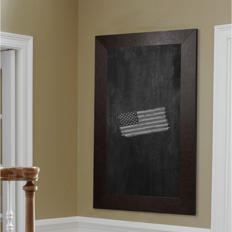 Tableau noir en cuir, 54 po x 78 po
