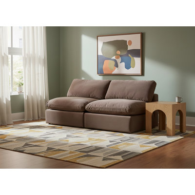 Kiren 78 " Velvet Sofa