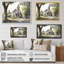 «Monochome Yellow and Gray Farm III - Barn Farm Ranch», art mural encadré-354390907-354391172
