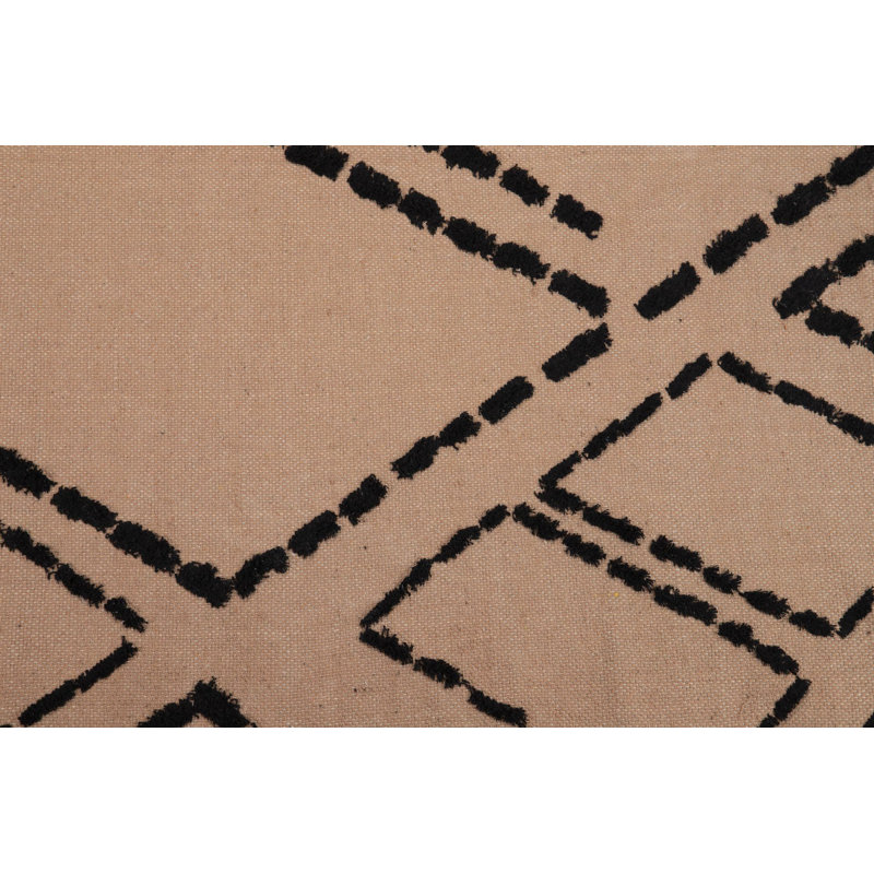 Geometric Hand Woven Area Rug, Rectangle 140 x 200cm