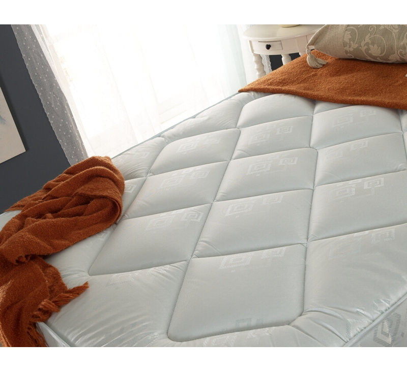 Sifton Upholstered Bed with Mattress, Single (3'), Without drawer