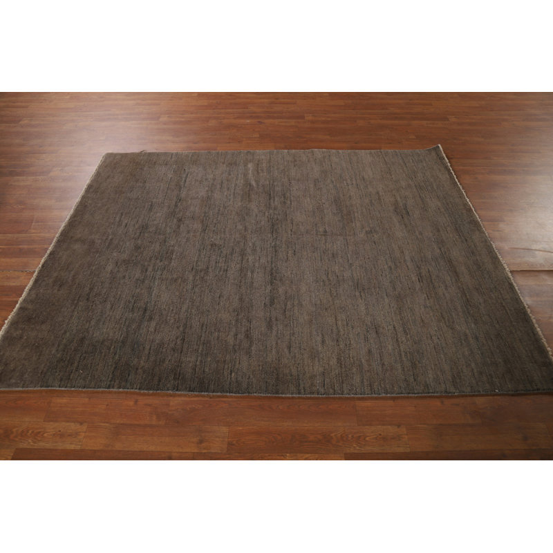 Tapis brun foncé Gabbeh 5 x 7
