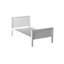 Lit plateforme simple en bois Beckett Harmony idéal pour la chambre à coucher des enfants - fabrication en bois de pin durable incluant une tête de lit, un pied de lit et des traverses latérales, matelas compatible avec lattes ou planche de support -24707915-24707916