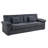 Modular Extra-Long Corduroy Sofa, 92"W, USB Charging, 2 Pillows & Easy 15-min Assembly, Spacious 2 Seater Sectional-119010099
