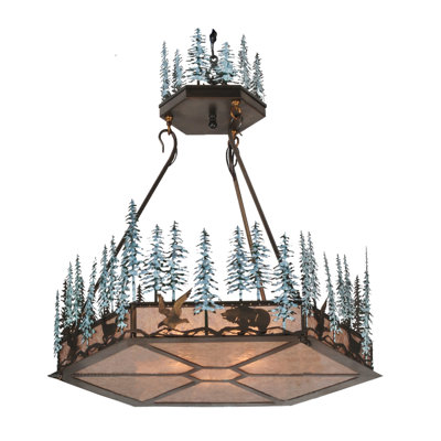Rustic Lodge 3 - Light Chandelier
