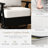 Aluminum 4-Piece Outdoor Sofa Seating Group With Cushions, Swivel Sofa for Patio, Backyard, Poolside-Beige-2098904497