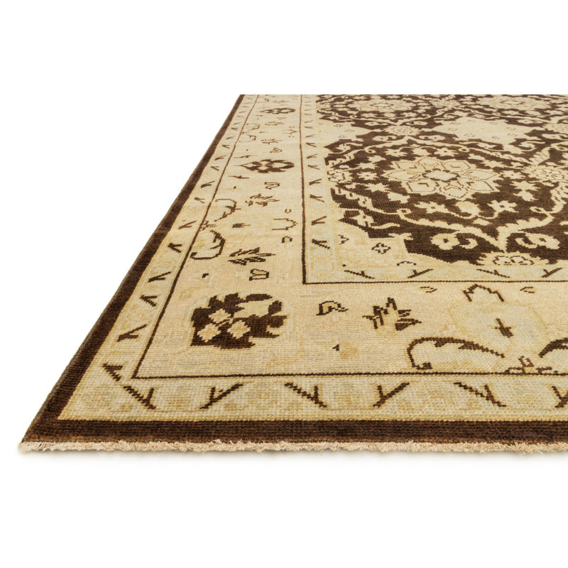 Kirtley Wool Oriental Indoor Rug, Rectangle 5'6" x 8'6"