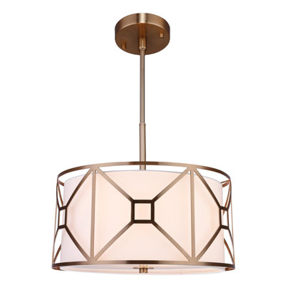 Hultgren 3 - Light Dimmable Drum Chandelier