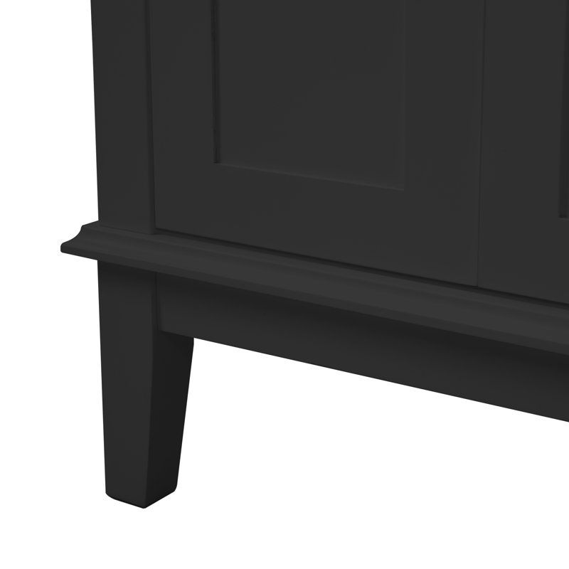 Armoire de meuble-lavabo et lavabo pouces en bois MDF pour petite salle de bain