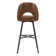 Etna Swivel Upholstered Counter Stool with Metal Frame