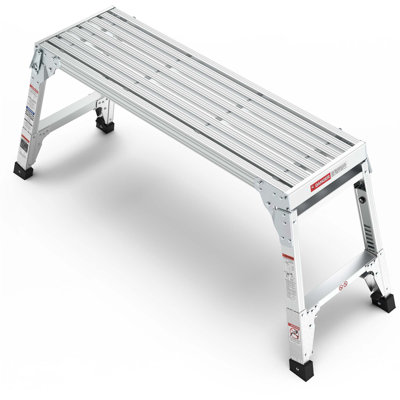 Aluminum Work Platform Large Size Step Stool Folding Portable Work Bench
