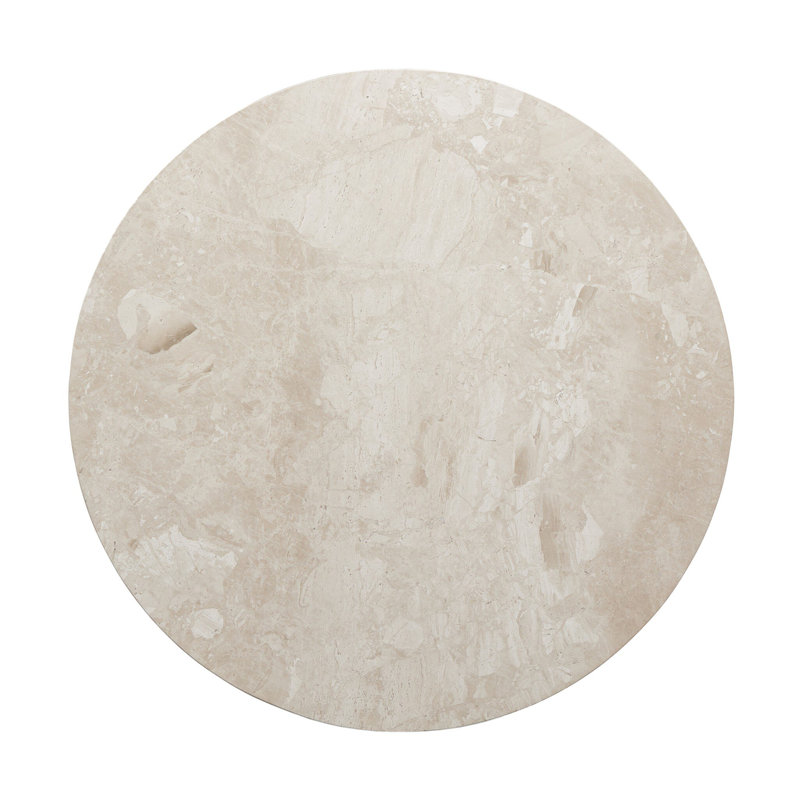 Axtell Coffee Table- Small-Lunar Marble, 17" H x 40" L x 40" W